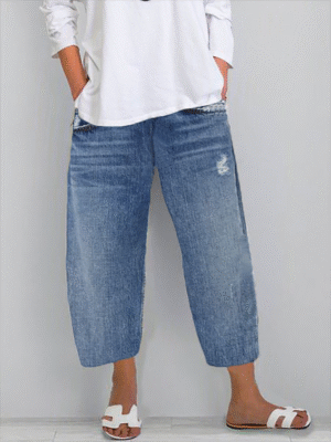 Casual Capri Baggy Jean